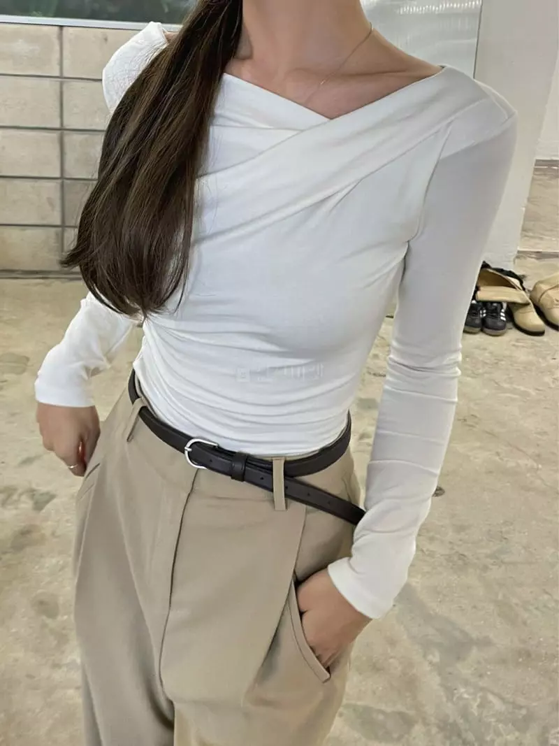 Und - Korean Women Fashion - #momslook - Twoway Shirring Ree - 7