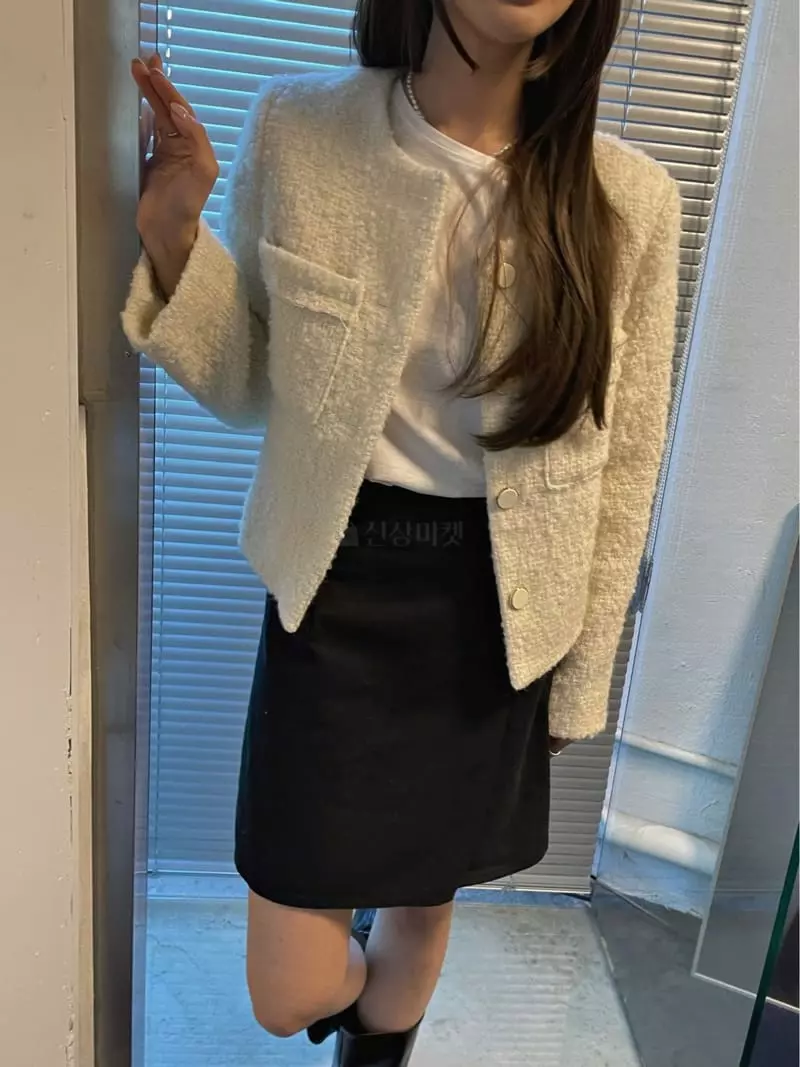 Und - Korean Women Fashion - #momslook - Jane Twid Jacket - 2