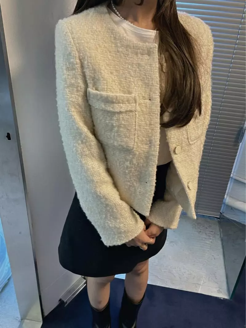 Und - Korean Women Fashion - #momslook - Jane Twid Jacket - 5