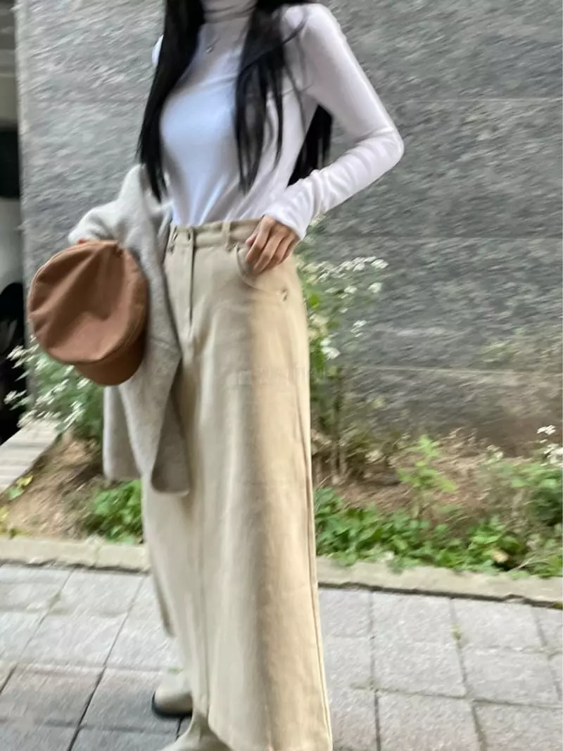 Und - Korean Women Fashion - #momslook - Angora Tee - 3