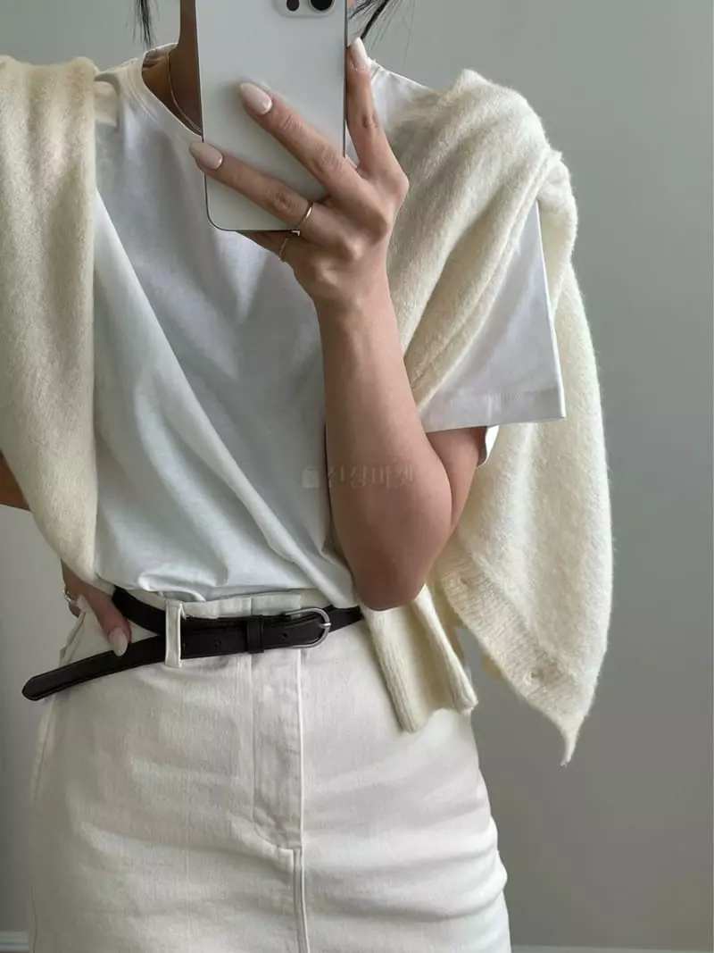 Und - Korean Women Fashion - #momslook - Silket Basic Tee