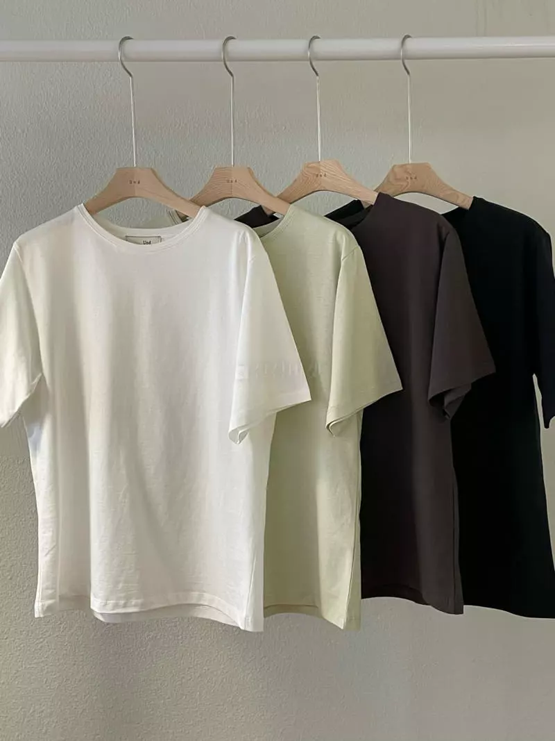 Und - Korean Women Fashion - #womensfashion - Silket Basic Tee - 4