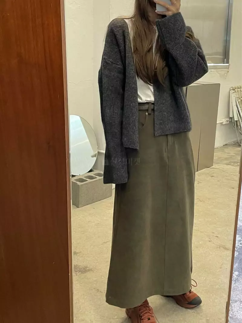Und - Korean Women Fashion - #womensfashion - Peach Twill Skirt - 6