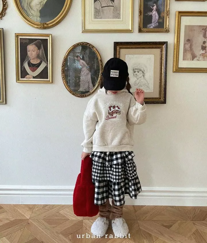 Urban Rabbit - Korean Children Fashion - #childofig - Check Cancan Skirt - 12