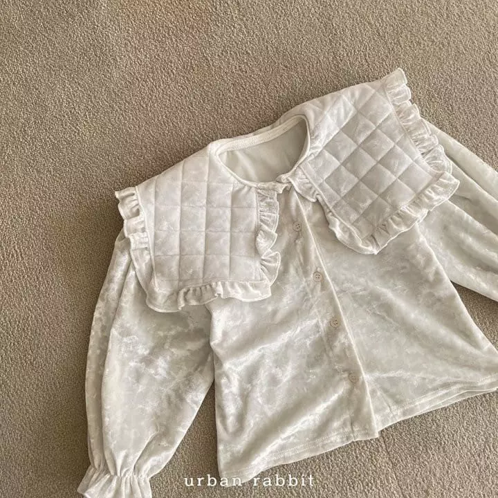 Urban Rabbit - Korean Children Fashion - #childofig - Quilting Velvet Blouse - 5