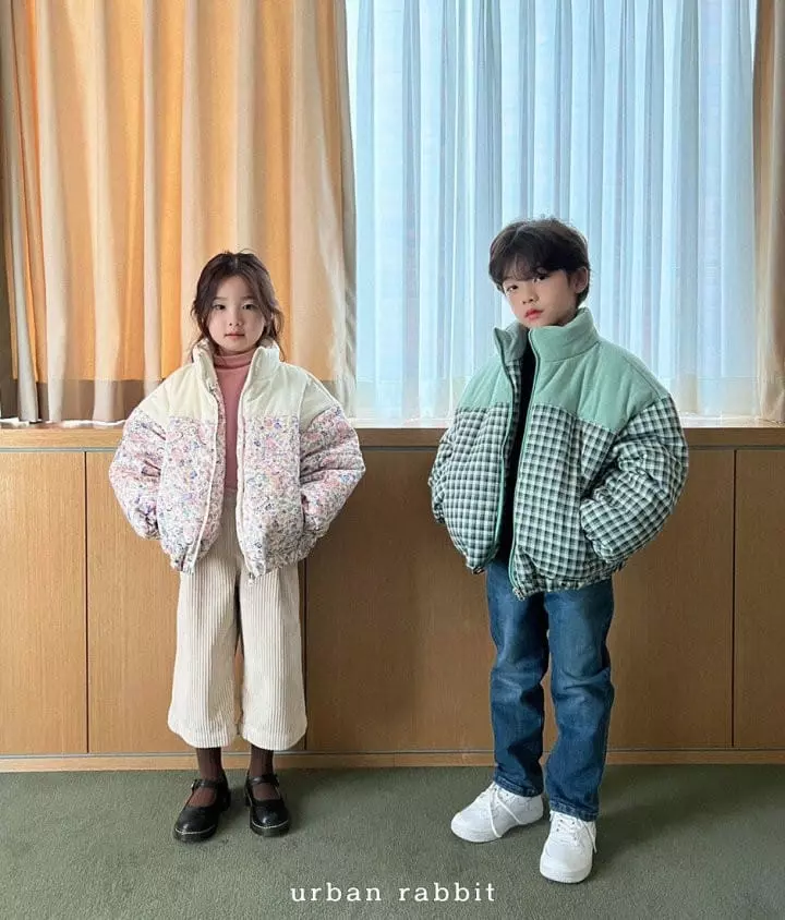 Urban Rabbit - Korean Children Fashion - #childrensboutique - Flower Jacquard Padding Jumper - 2