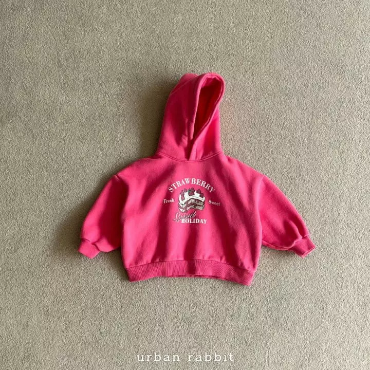 Urban Rabbit - Korean Children Fashion - #childrensboutique - Strawberry Cake Hoody - 4