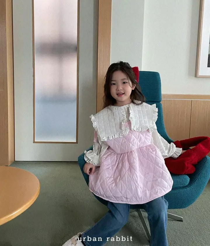 Urban Rabbit - Korean Children Fashion - #discoveringself - Quilting Velvet Blouse - 8