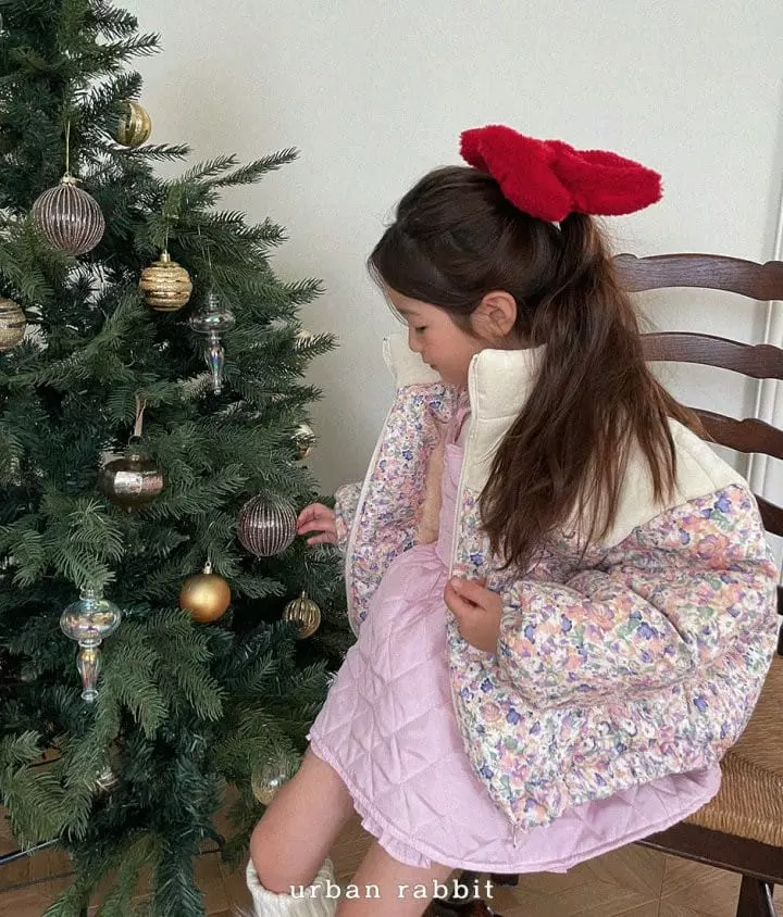 Urban Rabbit - Korean Children Fashion - #designkidswear - Flower Jacquard Padding Jumper - 4
