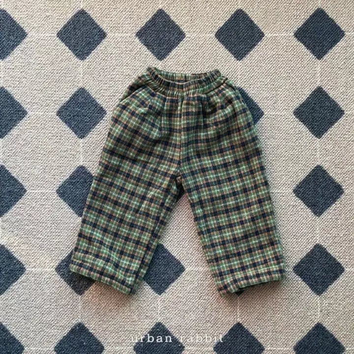 Urban Rabbit - Korean Children Fashion - #discoveringself - Christmas Check Pants - 12