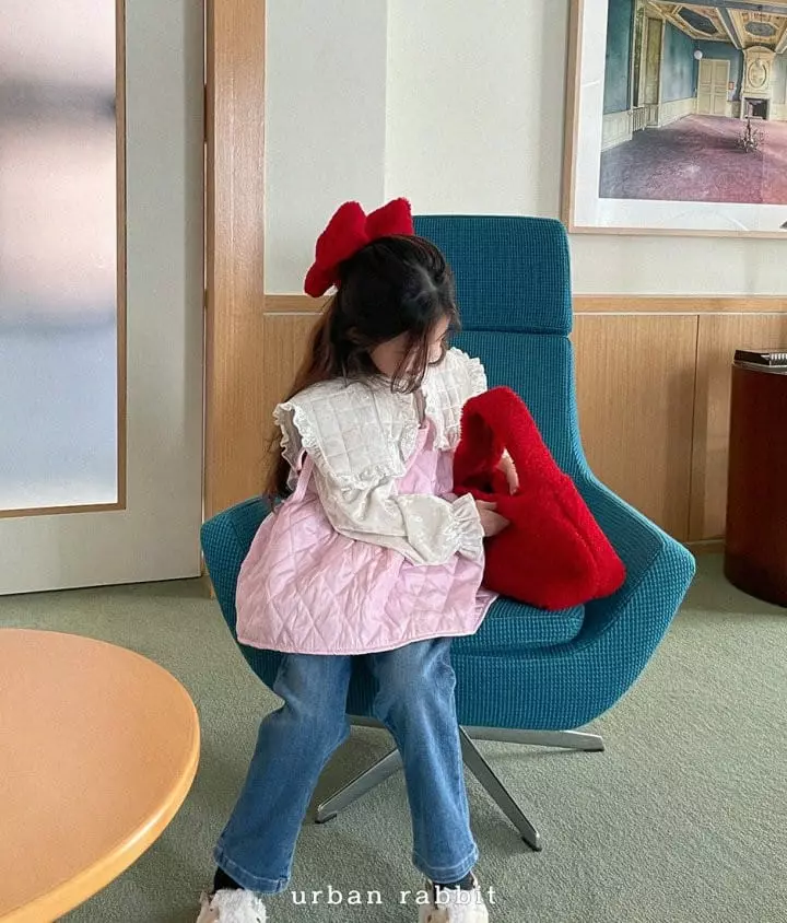 Urban Rabbit - Korean Children Fashion - #fashionkids - Quilting Velvet Blouse - 9