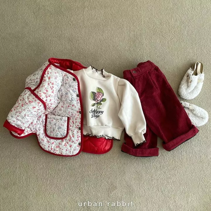 Urban Rabbit - Korean Children Fashion - #kidsshorts - Rose Puff Tee - 8