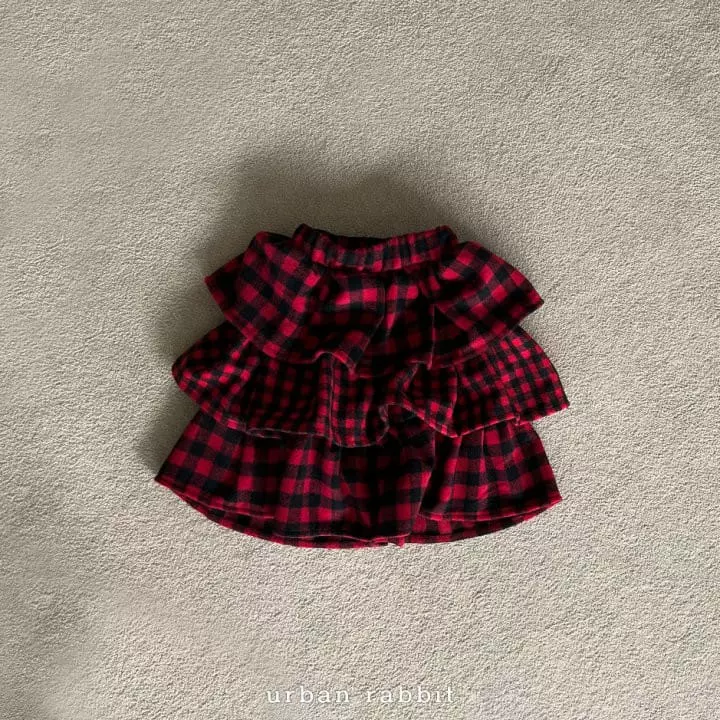 Urban Rabbit - Korean Children Fashion - #kidsshorts - Check Cancan Skirt - 3