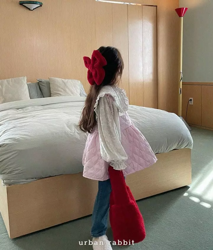 Urban Rabbit - Korean Children Fashion - #kidsshorts - Quilting Velvet Blouse - 10