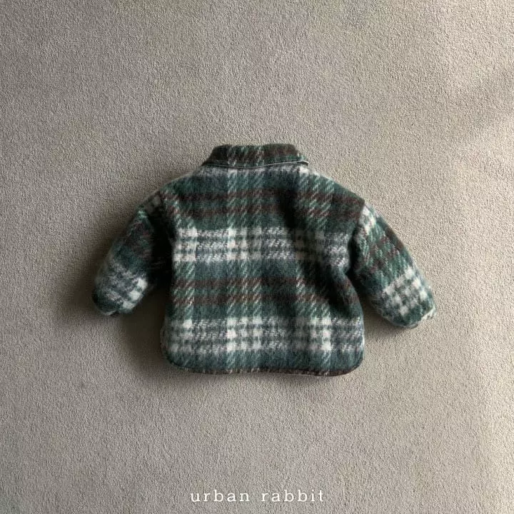 Urban Rabbit - Korean Children Fashion - #fashionkids - Brush Check Jacket - 4