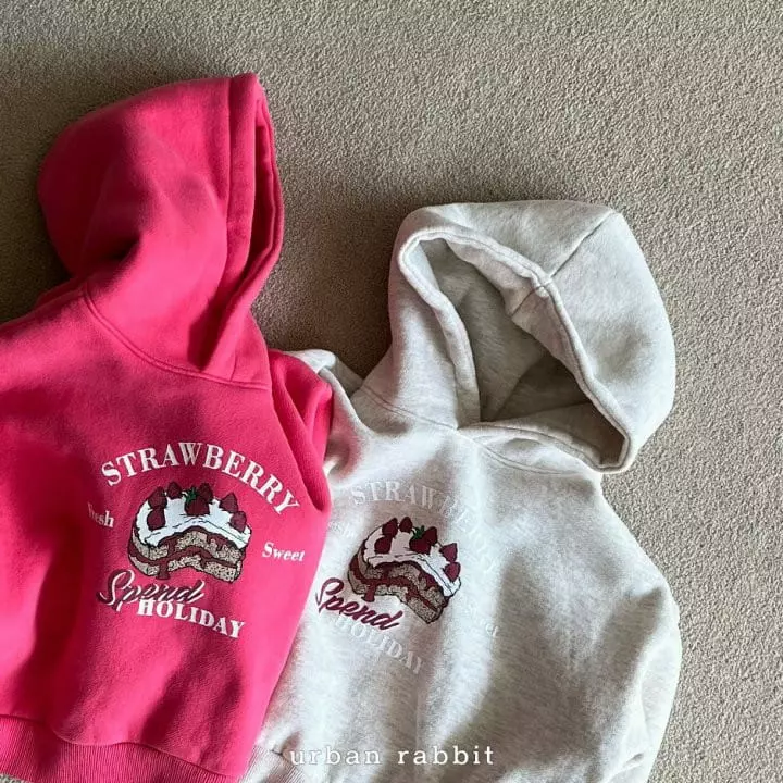 Urban Rabbit - Korean Children Fashion - #kidsstore - Strawberry Cake Hoody - 8