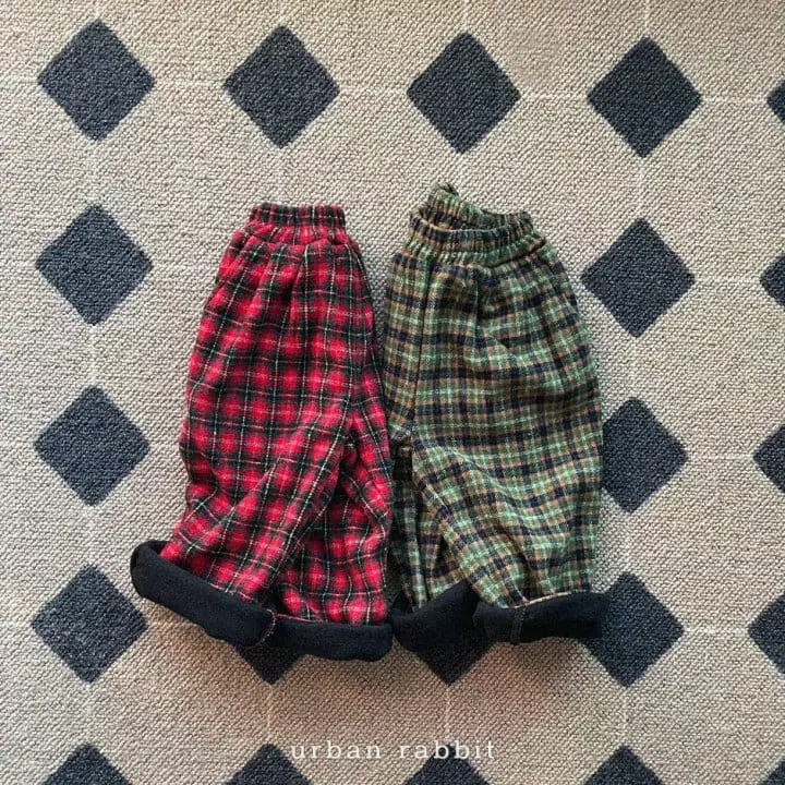 Urban Rabbit - Korean Children Fashion - #kidsstore - Christmas Check Pants