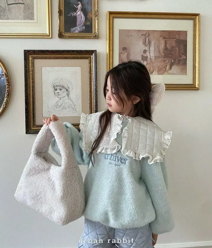 Urban Rabbit - Korean Children Fashion - #kidzfashiontrend - Quilting Velvet Blouse - 12