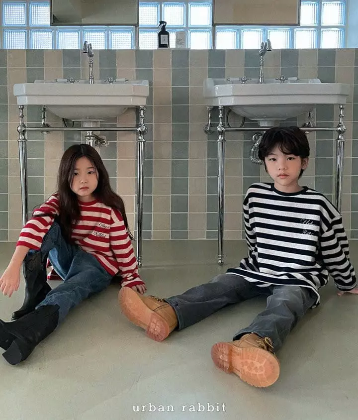 Urban Rabbit - Korean Children Fashion - #kidzfashiontrend - Sha Mp Stripes Tee - 10