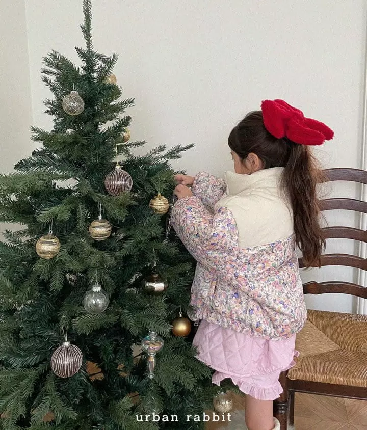 Urban Rabbit - Korean Children Fashion - #kidzfashiontrend - Flower Jacquard Padding Jumper - 8