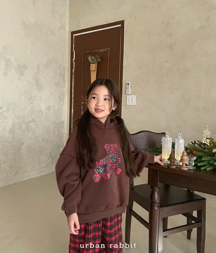 Urban Rabbit - Korean Children Fashion - #kidsstore - Christmas Bear Hoody  - 4