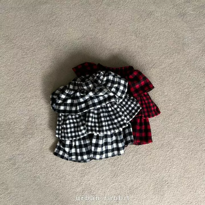 Urban Rabbit - Korean Children Fashion - #littlefashionista - Check Cancan Skirt - 7