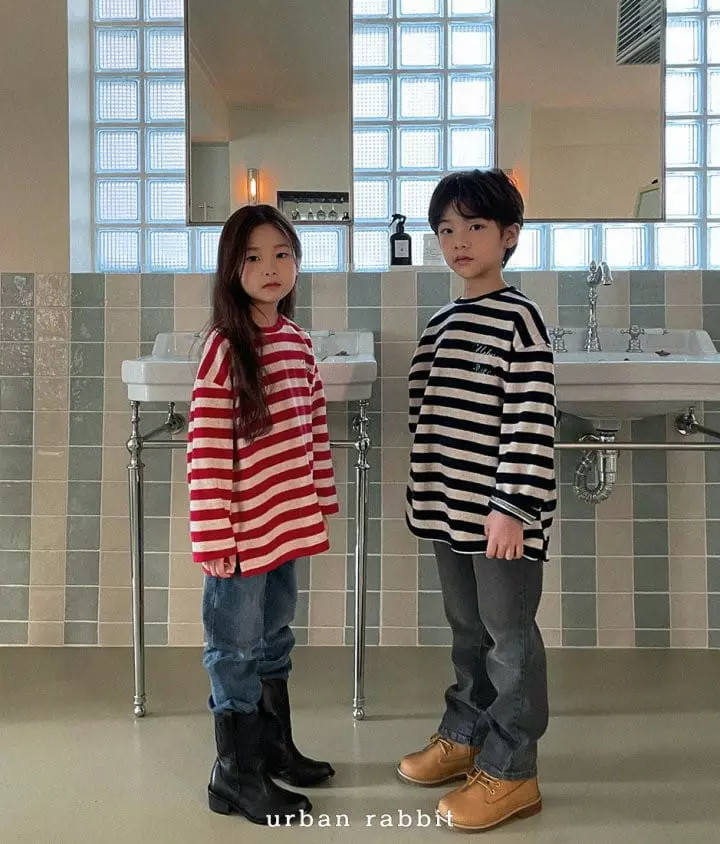 Urban Rabbit - Korean Children Fashion - #littlefashionista - Sha Mp Stripes Tee - 12