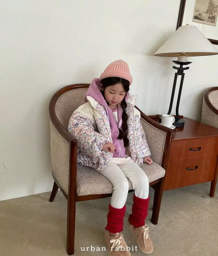 Urban Rabbit - Korean Children Fashion - #littlefashionista - Flower Jacquard Padding Jumper - 10