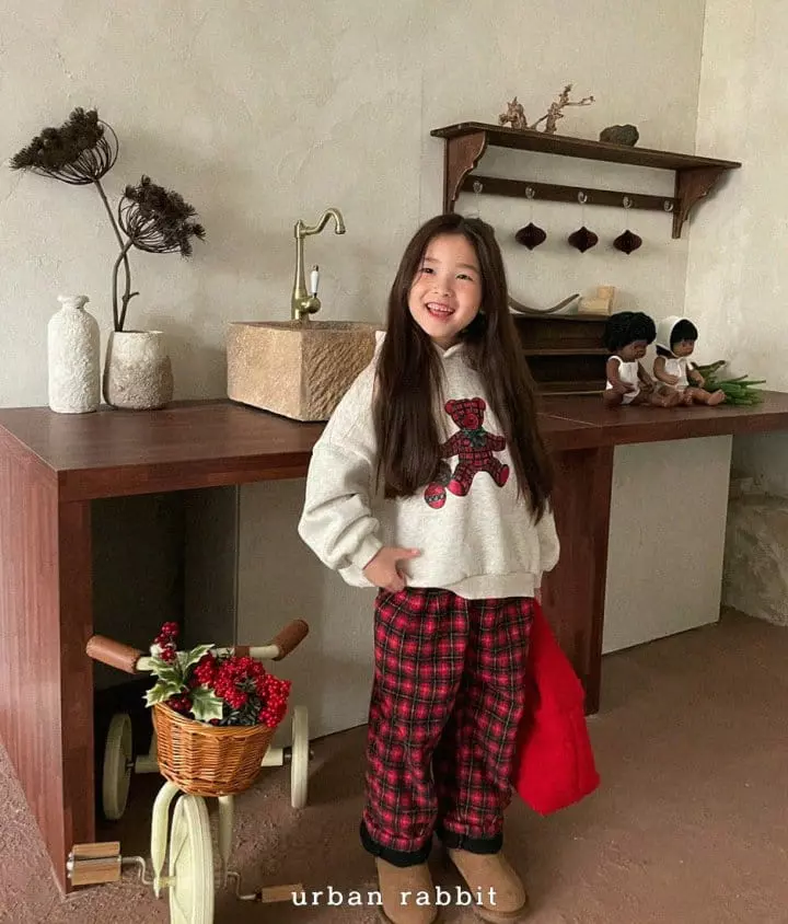 Urban Rabbit - Korean Children Fashion - #Kfashion4kids - Christmas Check Pants - 4