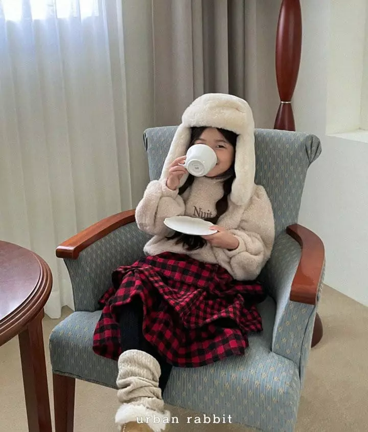 Urban Rabbit - Korean Children Fashion - #magicofchildhood - Check Cancan Skirt - 8
