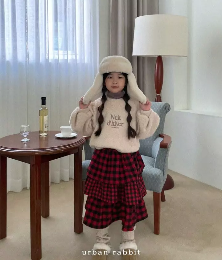 Urban Rabbit - Korean Children Fashion - #minifashionista - Check Cancan Skirt - 9