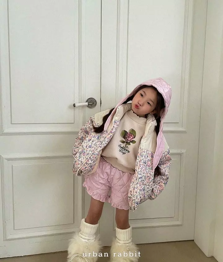 Urban Rabbit - Korean Children Fashion - #minifashionista - Flower Jacquard Padding Jumper - 12