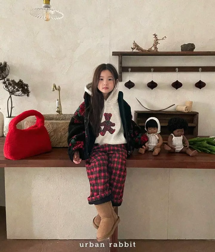 Urban Rabbit - Korean Children Fashion - #prettylittlegirls - Christmas Bear Hoody  - 9