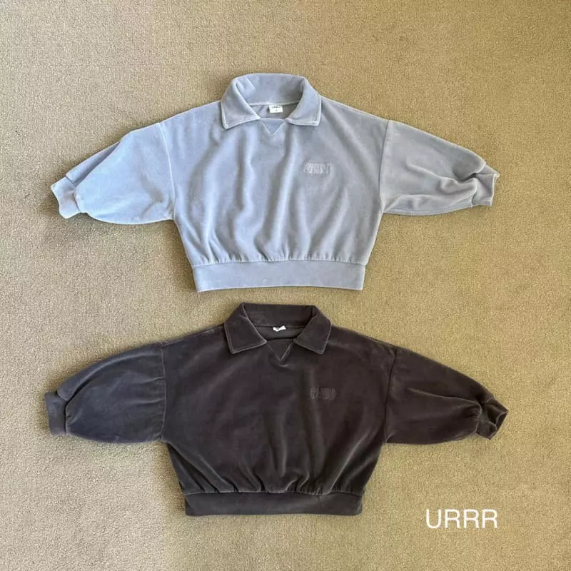 Urrr - Korean Children Fashion - #childofig - Classic Embrodiery Velvet Sweathisrt - 10