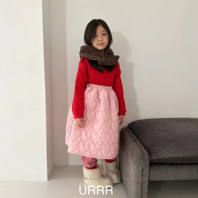 Urrr - Korean Children Fashion - #childofig - Cherry Quilting Skirt - 6