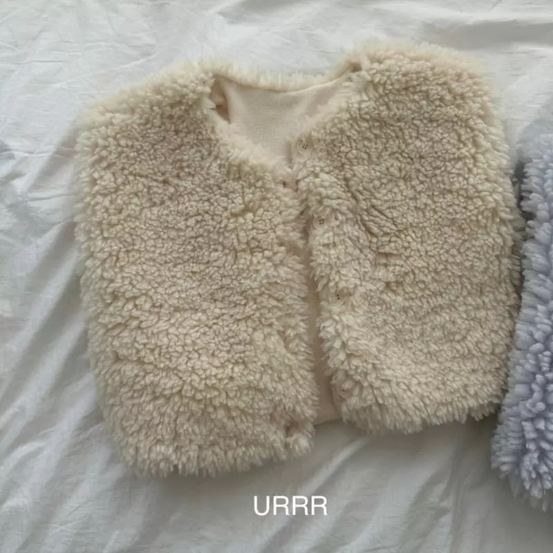 Urrr - Korean Children Fashion - #childofig - Latte Vest