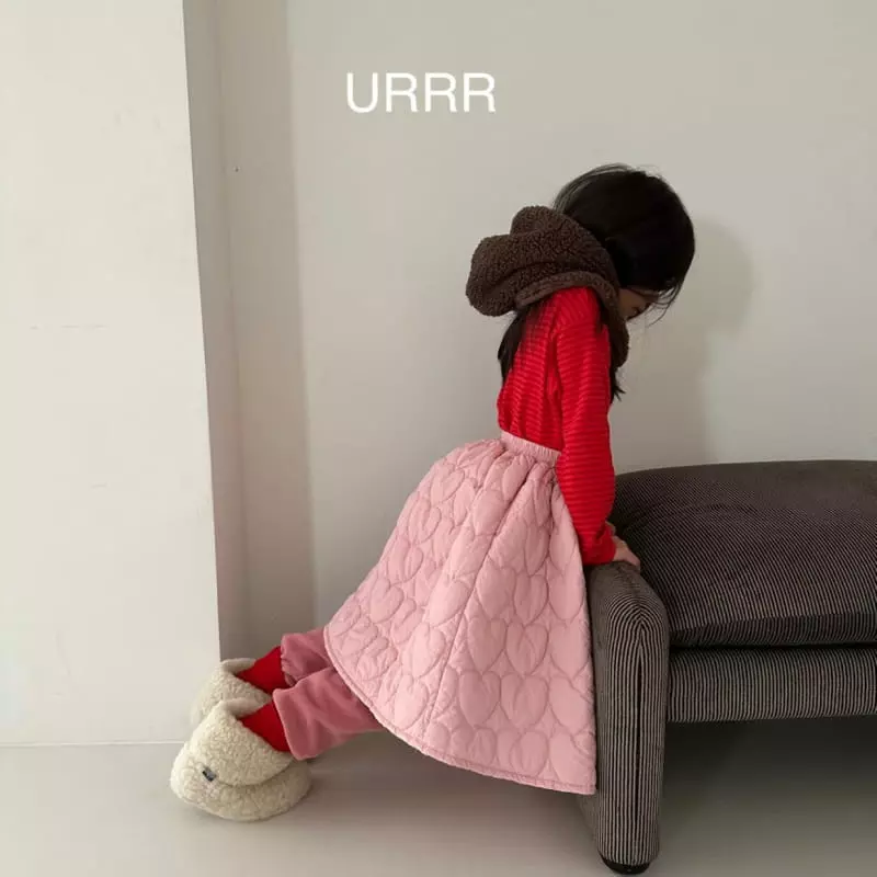 Urrr - Korean Children Fashion - #childrensboutique - Cherry Quilting Skirt - 7