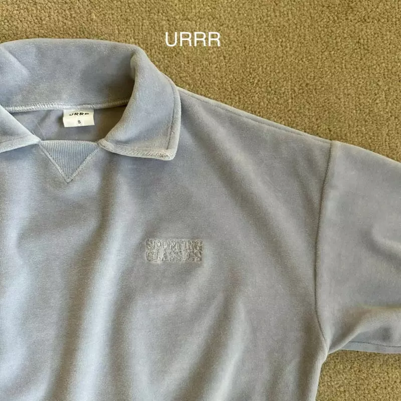 Urrr - Korean Children Fashion - #designkidswear - Classic Embrodiery Velvet Sweathisrt - 12