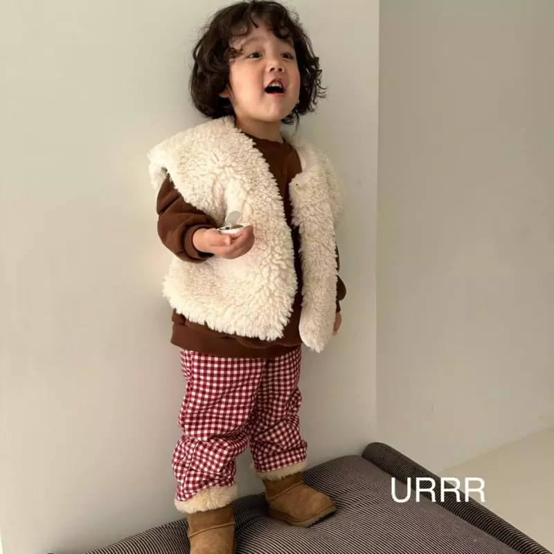 Urrr - Korean Children Fashion - #designkidswear - Latte Vest - 4