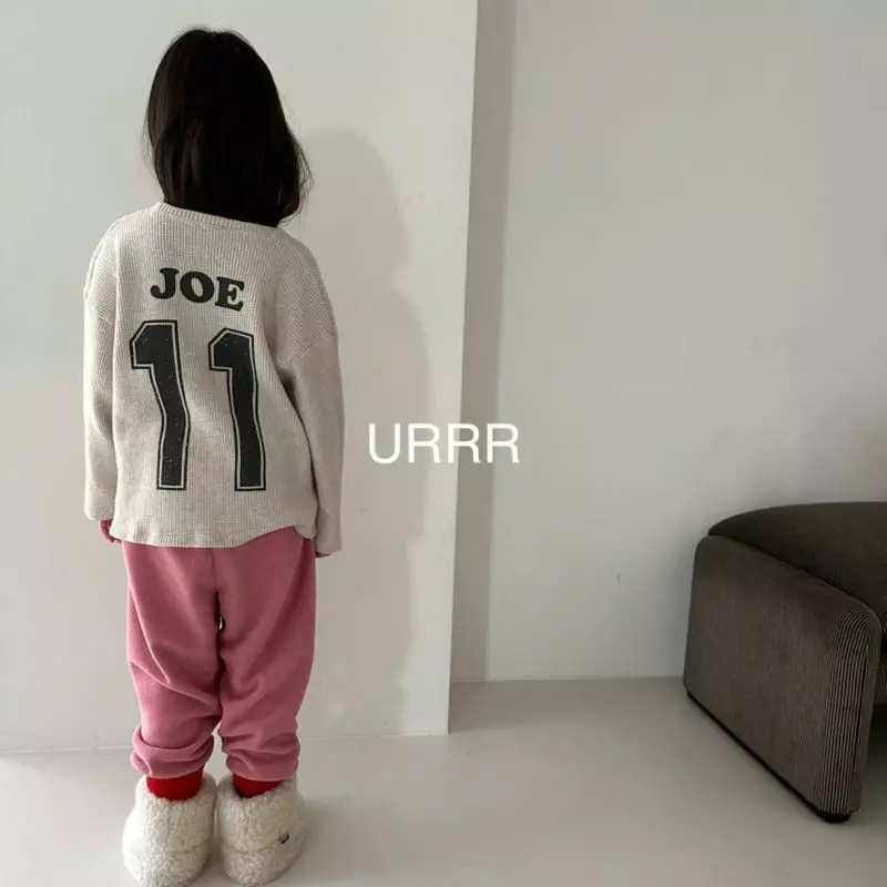 Urrr - Korean Children Fashion - #kidzfashiontrend - Number Waffle Tee - 7