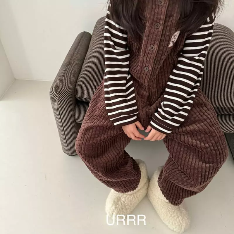 Urrr - Korean Children Fashion - #magicofchildhood - Oreo Stripes Turtleneck Tee - 12