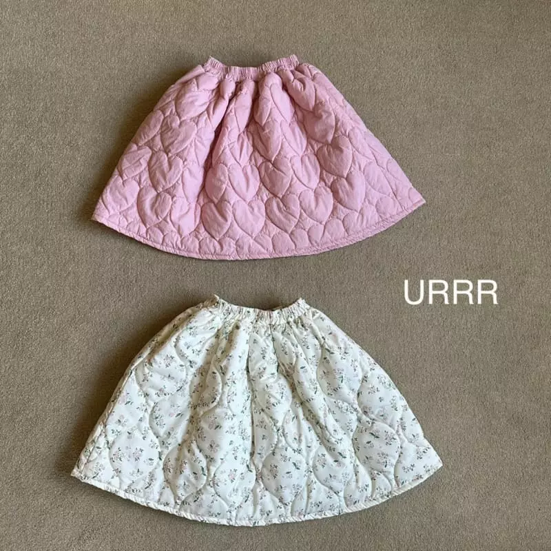 Urrr - Korean Children Fashion - #minifashionista - Cherry Quilting Skirt