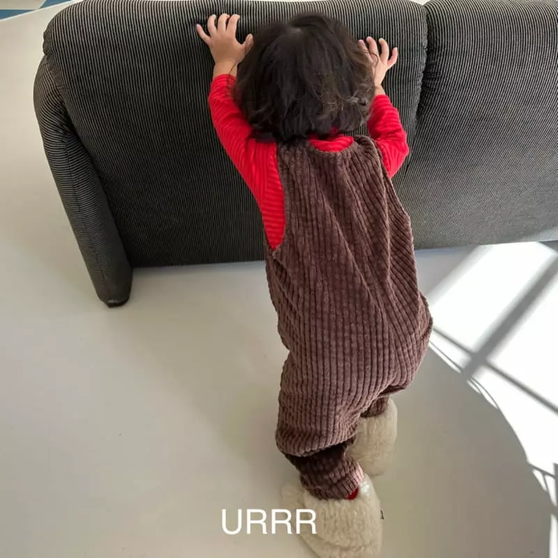 Urrr - Korean Children Fashion - #prettylittlegirls - Cream Wapen Jumpsuit - 5