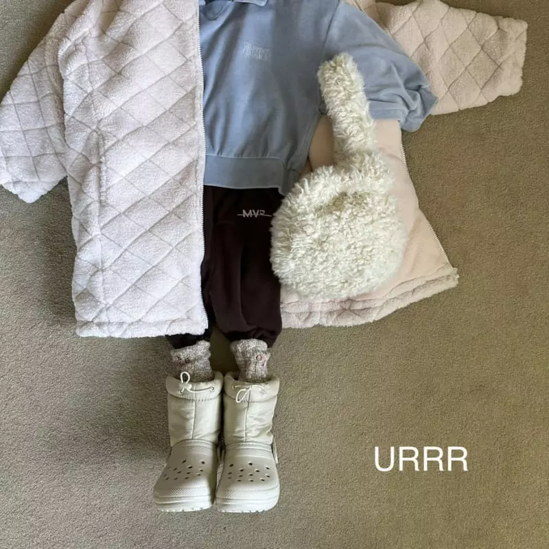 Urrr - Korean Children Fashion - #stylishchildhood - Classic Embrodiery Velvet Sweathisrt - 9