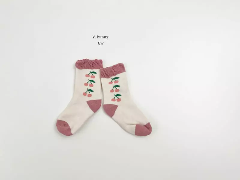 V Bunny - Korean Children Fashion - #Kfashion4kids - Sharon Socks Set - 5