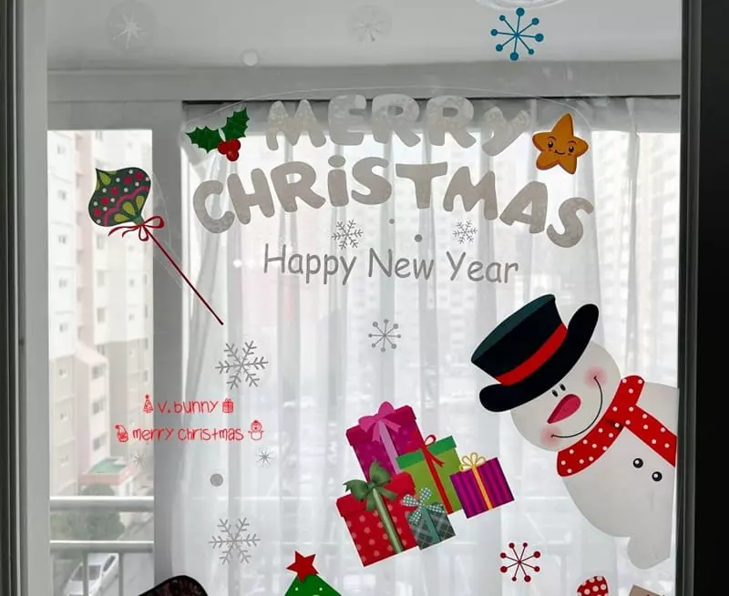 V Bunny - Korean Children Fashion - #childofig - Christmas Sticker - 4