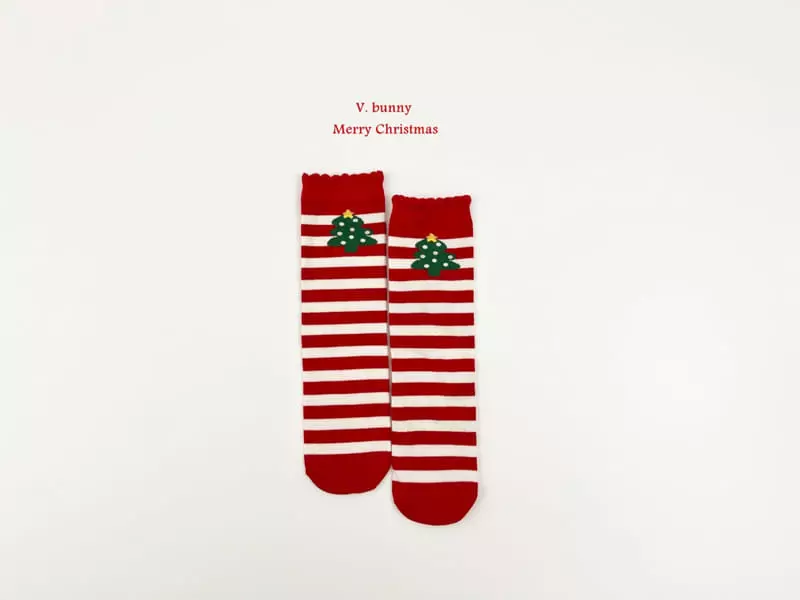 V Bunny - Korean Children Fashion - #childofig - Tree Socks Set - 2