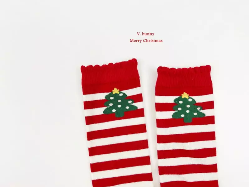 V Bunny - Korean Children Fashion - #childofig - Tree Socks Set - 3