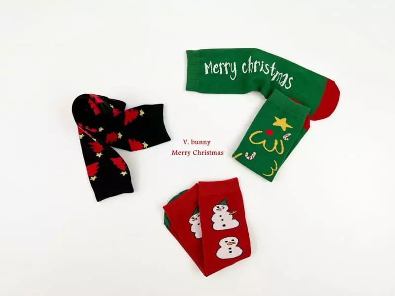 V Bunny - Korean Children Fashion - #childofig - Snoe Man Socks Set
