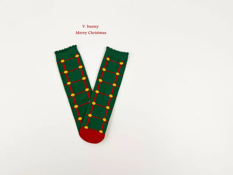 V Bunny - Korean Children Fashion - #childofig - Tree Socks Set - 4